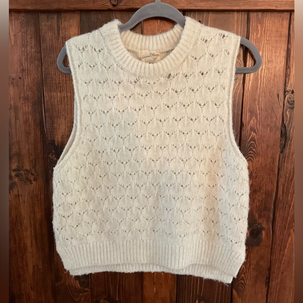 Eclectic grandpa Sleeveless Knit Sweater